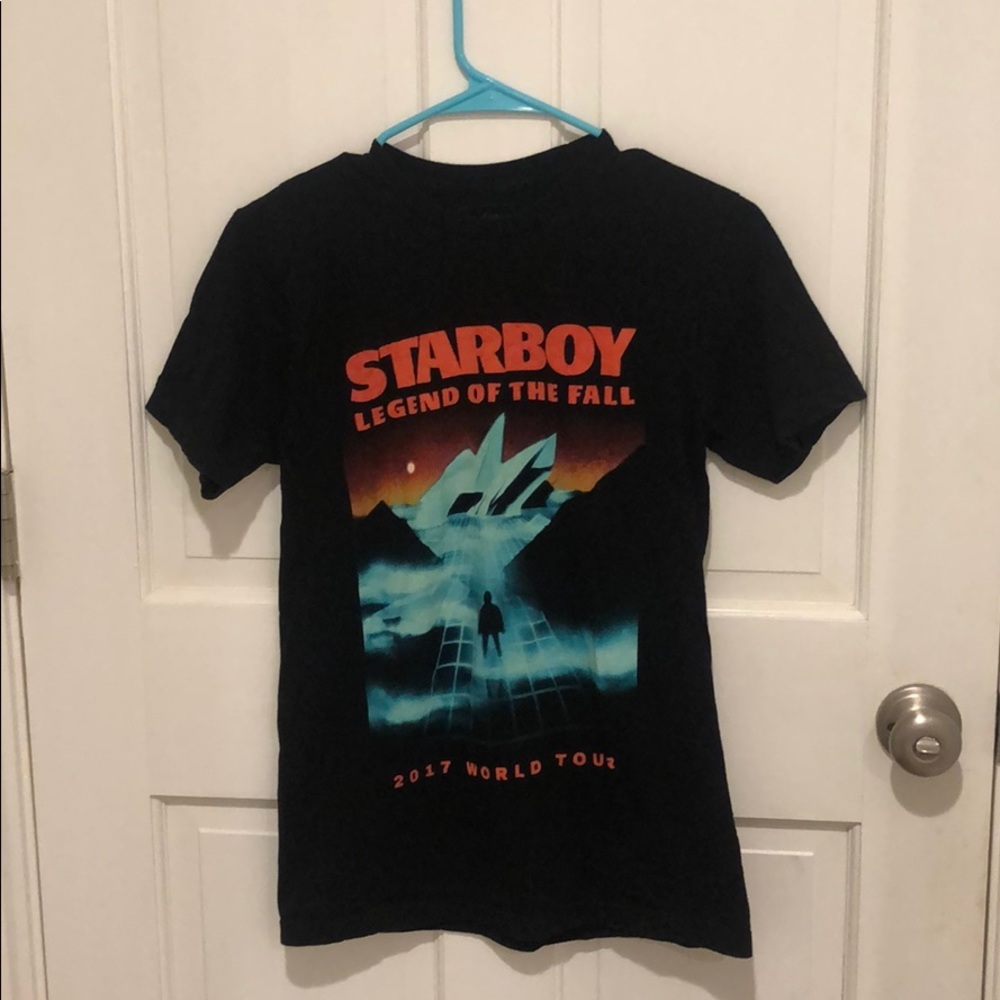 starboy 2017 world tour t-shirt